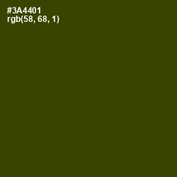 #3A4401 - Clover Color Image