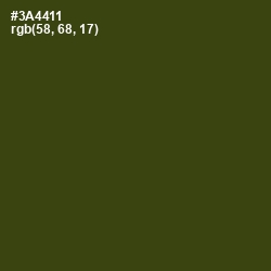 #3A4411 - Clover Color Image