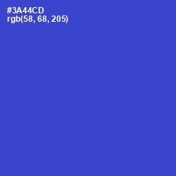 #3A44CD - Mariner Color Image