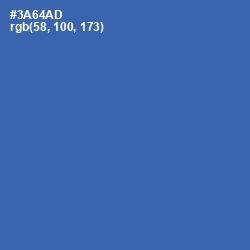#3A64AD - Astral Color Image