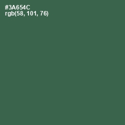 #3A654C - Killarney Color Image