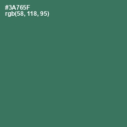 #3A765F - Amazon Color Image