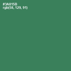 #3A815B - Sea Green Color Image