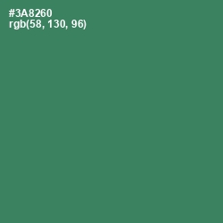 #3A8260 - Sea Green Color Image