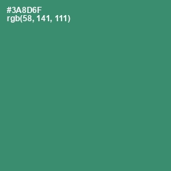 #3A8D6F - Sea Green Color Image