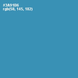 #3A91B6 - Boston Blue Color Image