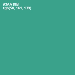 #3AA18B - Jungle Green Color Image