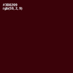 #3B0209 - Temptress Color Image