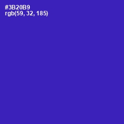 #3B20B9 - Governor Bay Color Image