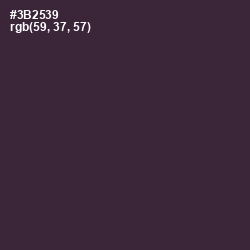 #3B2539 - Blackcurrant Color Image