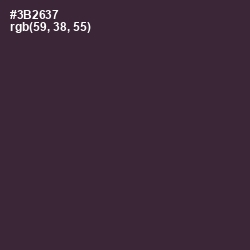 #3B2637 - Blackcurrant Color Image