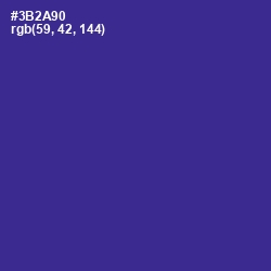 #3B2A90 - Jacksons Purple Color Image