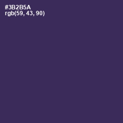 #3B2B5A - Martinique Color Image