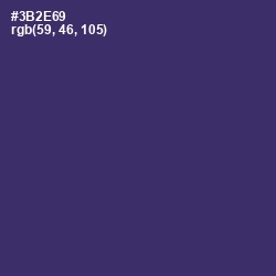#3B2E69 - Jacarta Color Image