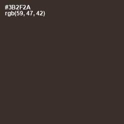 #3B2F2A - English Walnut Color Image