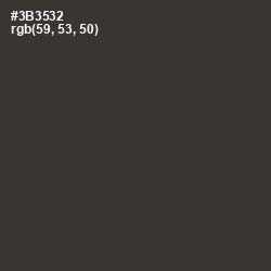 #3B3532 - Dune Color Image