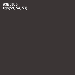#3B3635 - Dune Color Image