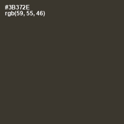 #3B372E - Birch Color Image