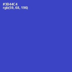 #3B44C4 - Mariner Color Image