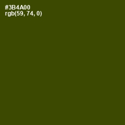 #3B4A00 - Clover Color Image