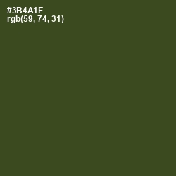 #3B4A1F - Clover Color Image