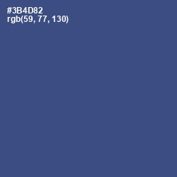 #3B4D82 - Chambray Color Image