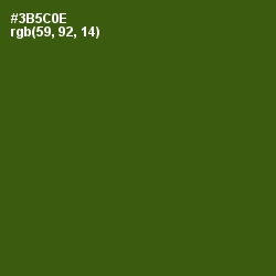 #3B5C0E - Clover Color Image
