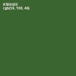 #3B642E - Tom Thumb Color Image