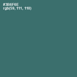 #3B6F6E - William Color Image