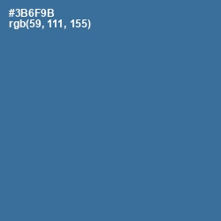 #3B6F9B - Calypso Color Image