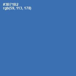 #3B71B2 - Astral Color Image