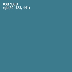 #3B7B8D - Calypso Color Image