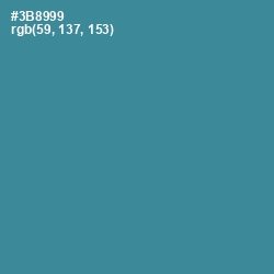 #3B8999 - Lochinvar Color Image