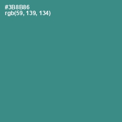 #3B8B86 - Lochinvar Color Image