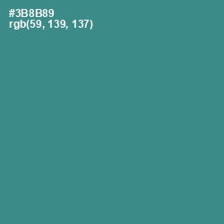 #3B8B89 - Lochinvar Color Image