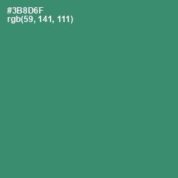 #3B8D6F - Sea Green Color Image