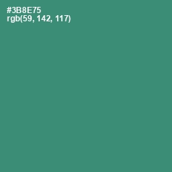 #3B8E75 - Sea Green Color Image