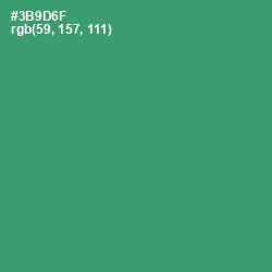 #3B9D6F - Sea Green Color Image