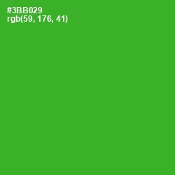 #3BB029 - Forest Green Color Image