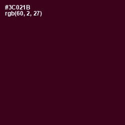 #3C021B - Aubergine Color Image