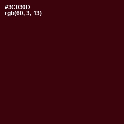 #3C030D - Temptress Color Image