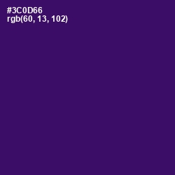 #3C0D66 - Christalle Color Image