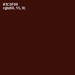 #3C0F09 - Bean   Color Image