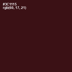 #3C1115 - Tamarind Color Image