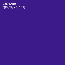 #3C1A89 - Blue Gem Color Image