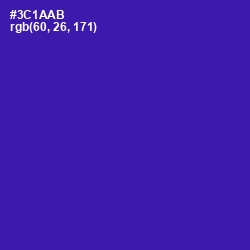 #3C1AAB - Blue Gem Color Image