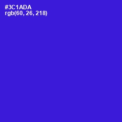 #3C1ADA - Dark Blue Color Image