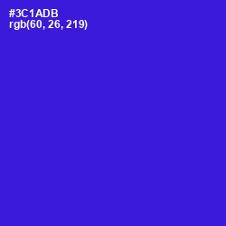 #3C1ADB - Dark Blue Color Image