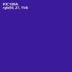 #3C1B9A - Blue Gem Color Image