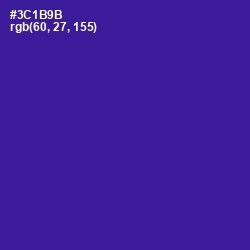 #3C1B9B - Blue Gem Color Image